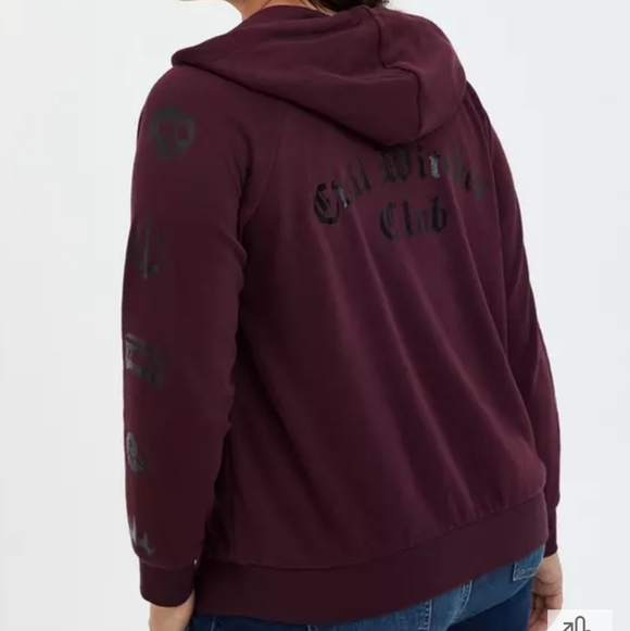 torrid Tops - Torrid Disney Villains Evil Witches Hoodie Women's Size 00 (M/L)